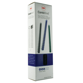 GBC A4 Binding Combs 8mm Black 100 Pack 107952 F