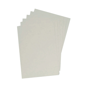 GBC A4 LeatherGrain Binding Cover 250gsm White 100 Pack 103034 F