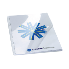 GBC HiClear A4 Binding Cover 150gsm Clear 50 Pack 105362 F