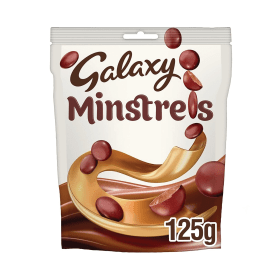 Galaxy Minstrels Milk Chocolate Buttons Bag 125g 15 Pack 890098 F