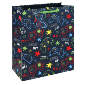 Gamer Gift Bag Medium Blue 6 Pack EU13725 F