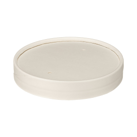 Go Pak Soup Cup Lid PP Lined 16oz White 500 Pack 885166 F
