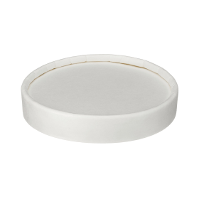 Go Pak Soup Cup Lid PP Lined 8 to 12oz White 500 Pack 885165 F