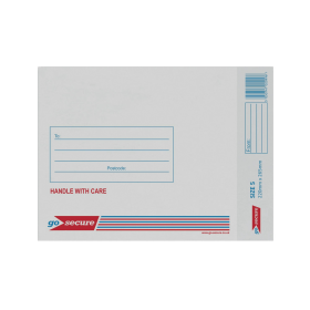 GoSecure Bubble Envelopes Size 5 White 10 Pack 921947 F
