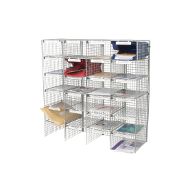 GoSecure Mail Sorter Grey 120kg Capacity 1067mm x 381mm x 1067mm 157534 F