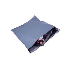 GoSecure Mailing Bag Lightweight Polythene 460mm x 430mm Grey 500 Pack 411348 F