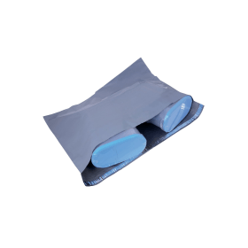 GoSecure Mailing Bag Lightweight Polythene 595mm x 430mm Grey 250 Pack 411349 F