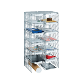 GoSecure Mailroom Sorting Unit 12 Compartment 2 x 6 Columns 560664 F