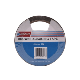 GoSecure Packaging Tape 50mm x 66m Brown 6 Pack 493381 F