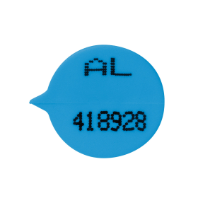 GoSecure Security Seals Numbered Round Blue 500 Pack 367017 F