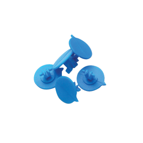 GoSecure Security Seals Plain Round Blue 500 Pack 104231 F