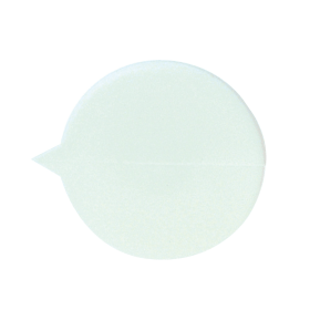 GoSecure Security Seals Plain Round White 500 Pack 367019 F