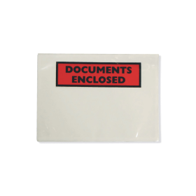 GoSecure Self Adhesive Document Envelopes A6 Documents Enclosed Text 1000 Pack 104486 F