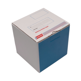 GoSecure Single Wall Post Box Size A 160mm x 160mm x 160mm White 20 Pack 492558 F