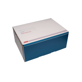 GoSecure Single Wall Post Box Size F 473mm x 368mm x 195mmmm White 15 Pack 492556 F