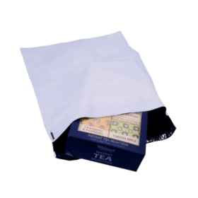 GoSecure Strong Polythene Mailing Bag 400mm x 430mm Opaque 100 Pack 411353 F