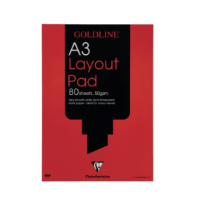 Goldline Layout Pad 80 Sheets A3 GPL1A3 103120 F