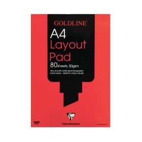 Goldline Layout Pad 80 Sheets A4 GPL1A4 156342 F