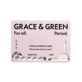 Grace Green Compact Pad And Tampon Dispenser Clay EHC09934 F