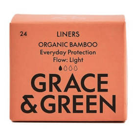 Grace Green Organic Bamboo Liners 24 Pack 914337 F