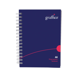 Graffico Notebook Wirebound Ruled 140 Pages A6 367981 F