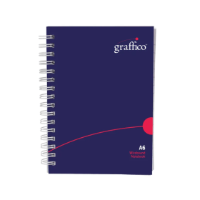 Graffico Notebook Wirebound Ruled 160 Pages A6 395025 F