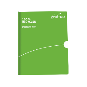 Graffico Recycled Notebook Casebound Ruled 160 Pages A5 365962 F