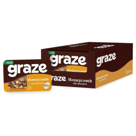 Graze Honeycomb Flapjack 50g 9 Pack 3824 885120 F