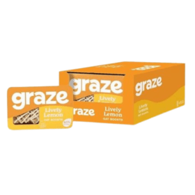 Graze Lively Lemon Flapjack Punnet 50g 9 Pack C002644 761761 F