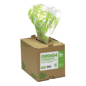 Greensack Medium Duty Refuse Bag in Dispenser 80 Litre Clear 75 Pack 130694 F