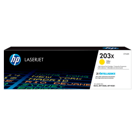 HP 203X Yellow High Capacity Toner Cartridge CF542X Original B Grade