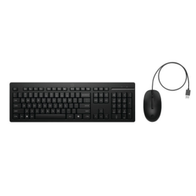 HP 225 Wired Mouse and Keyboard Combo Black PAX2Y7AA F