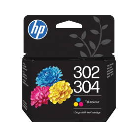 HP 302 304 Tri Colour Ink Cartridge B7RT6AE Original