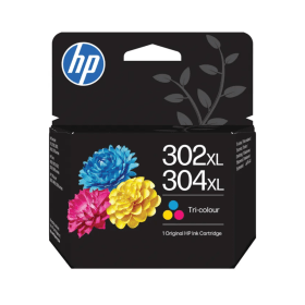 HP 302XL 304XL Tri Colour High Capacity Ink Cartridge B7RT8AE Original