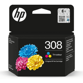 HP 308 Tri Colour Ink Cartridge 7FP20UE Original