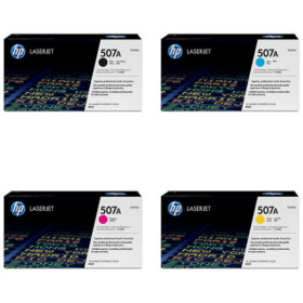 HP 507A Multipack Full Set of 4 Toner Cartridges Original