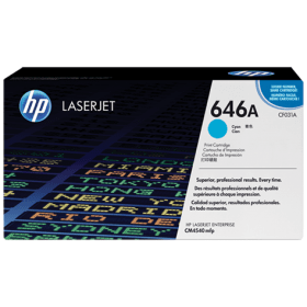 HP 646A Cyan Toner Cartridge CF031A Original