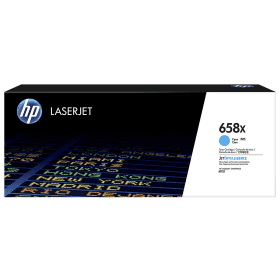 HP 658X Cyan High Capacity Toner Cartridge W2001X Original