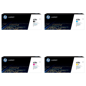 HP 658X High Capacity Multipack Full Set of 4 Toner Cartridges Original