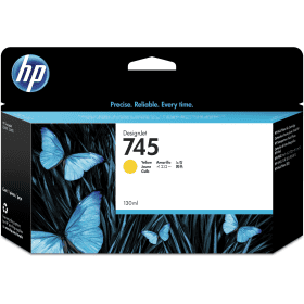 HP 745 Yellow Ink Cartridge F9J96A Original
