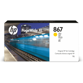HP 867 PageWide XL Yellow High Capacity Ink Cartridge (Original) | Official HP Online Partner