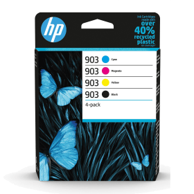 HP 903 Multipack Full Set of 4 Ink Cartridges 6ZC73AE Original