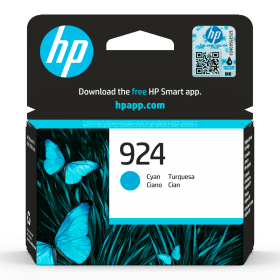 HP 924e Cyan Cartucho De Tinta Original - 4K0U7NE