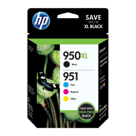 HP 950XL 951 High Capacity Multipack Full Set of 4 Ink Cartridges C3WK1AE Original