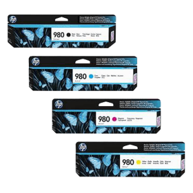 HP 980 Multipack Full Set of 4 Ink Cartridges Original
