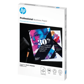 HP Business 3VK91A A4 Glossy White Copy Paper 180gsm 150 Sheets