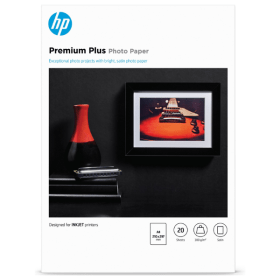 HP CR673A A4 Premium Plus Satin InkJet Photo Paper 300gsm 20 sheets