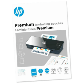 HP Premium Laminating Pouch A4 160 Micron Gloss 100 Pack