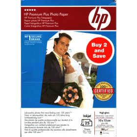 HP SD684A 10cmx15cm Premium Plus Glossy Photo Paper 280gsm 50 Sheets