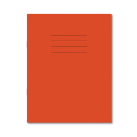 Hamelin 229mm x 178mm Exercise Book Lined 80 Page Orange 100 Pack JD93759 F